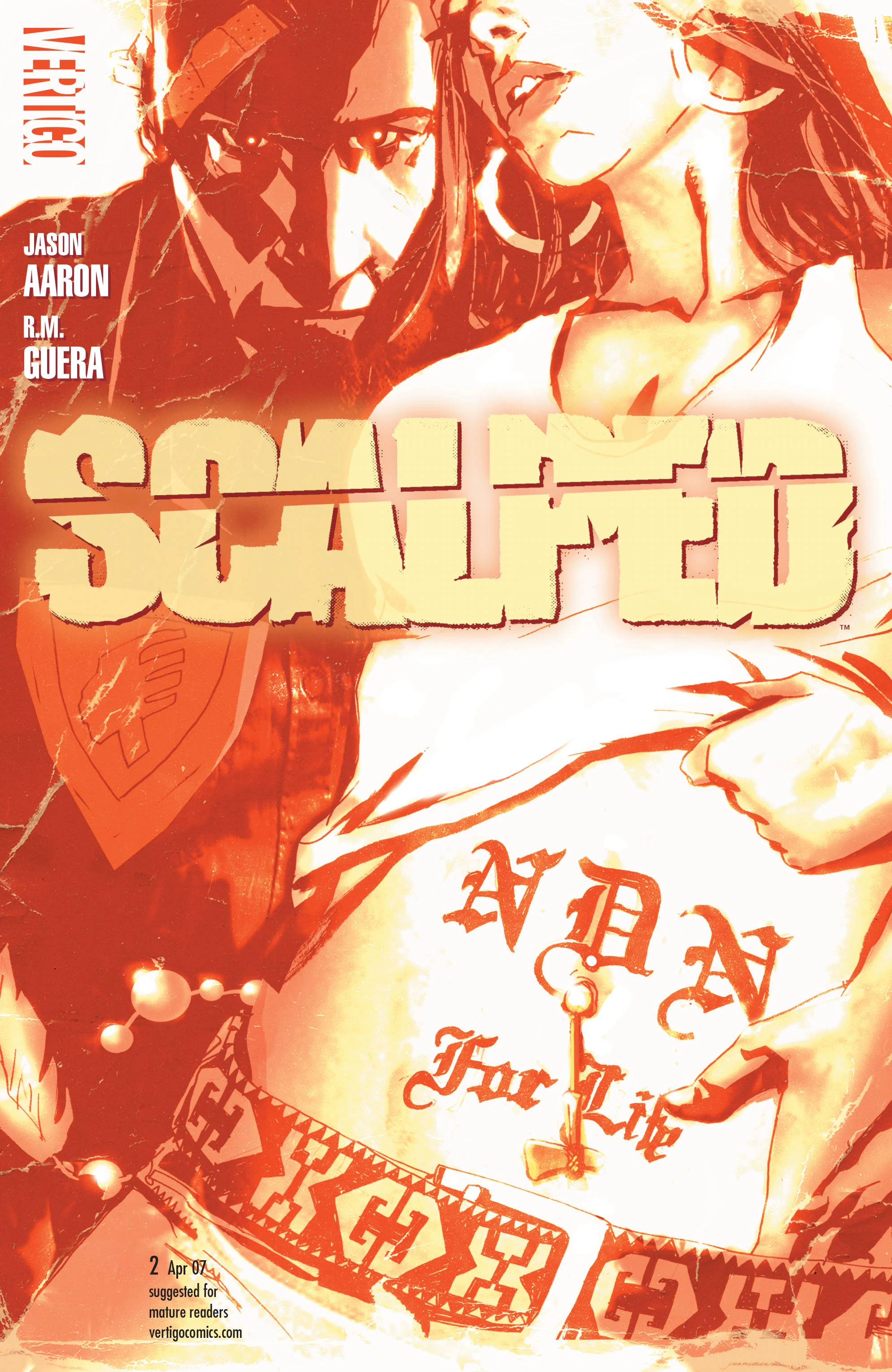 Scalped #2 (DC, 2007 — Cover A) cover
